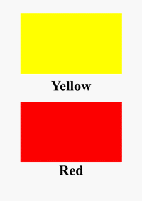 yellow and red