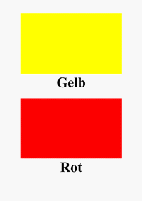 Gelb und Rot